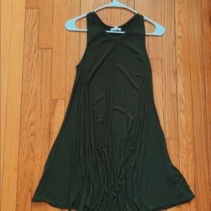 Green tank dress